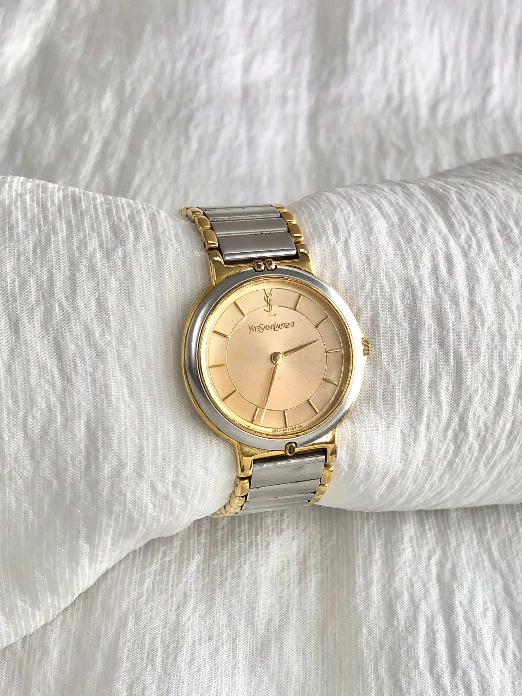 Yves Saint Laurent イヴ・サンローラン 腕時計 シルバー ステンレス