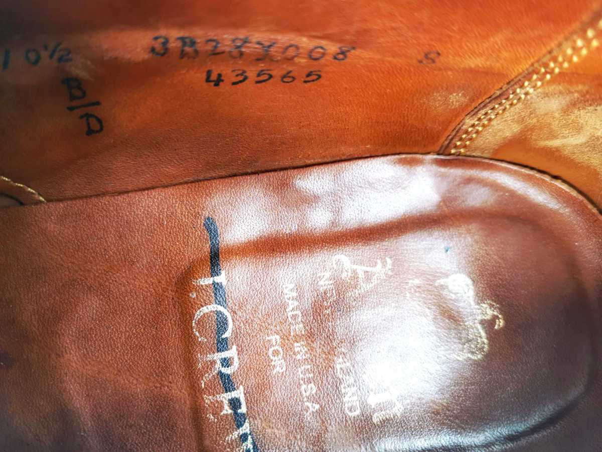 オールデン×J.CREW パンチドキャップトゥ 「43565」 コードバン オールデン×J.CREW パンチドキャップトゥ 「43565」 コードバン