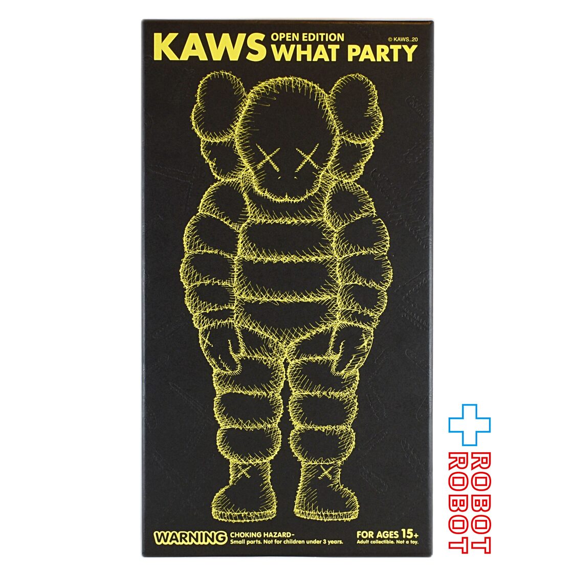 メディコム KAWS カウズ WHAT PARTY イエロー ビニールフィギュア | Pay ID