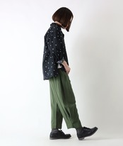 COLORK/リネン混 サイドタックパンツ