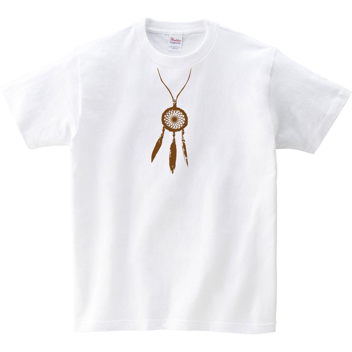 ドリームキャッチャーおもしろTシャツ os50 だまし絵 ペンダント風