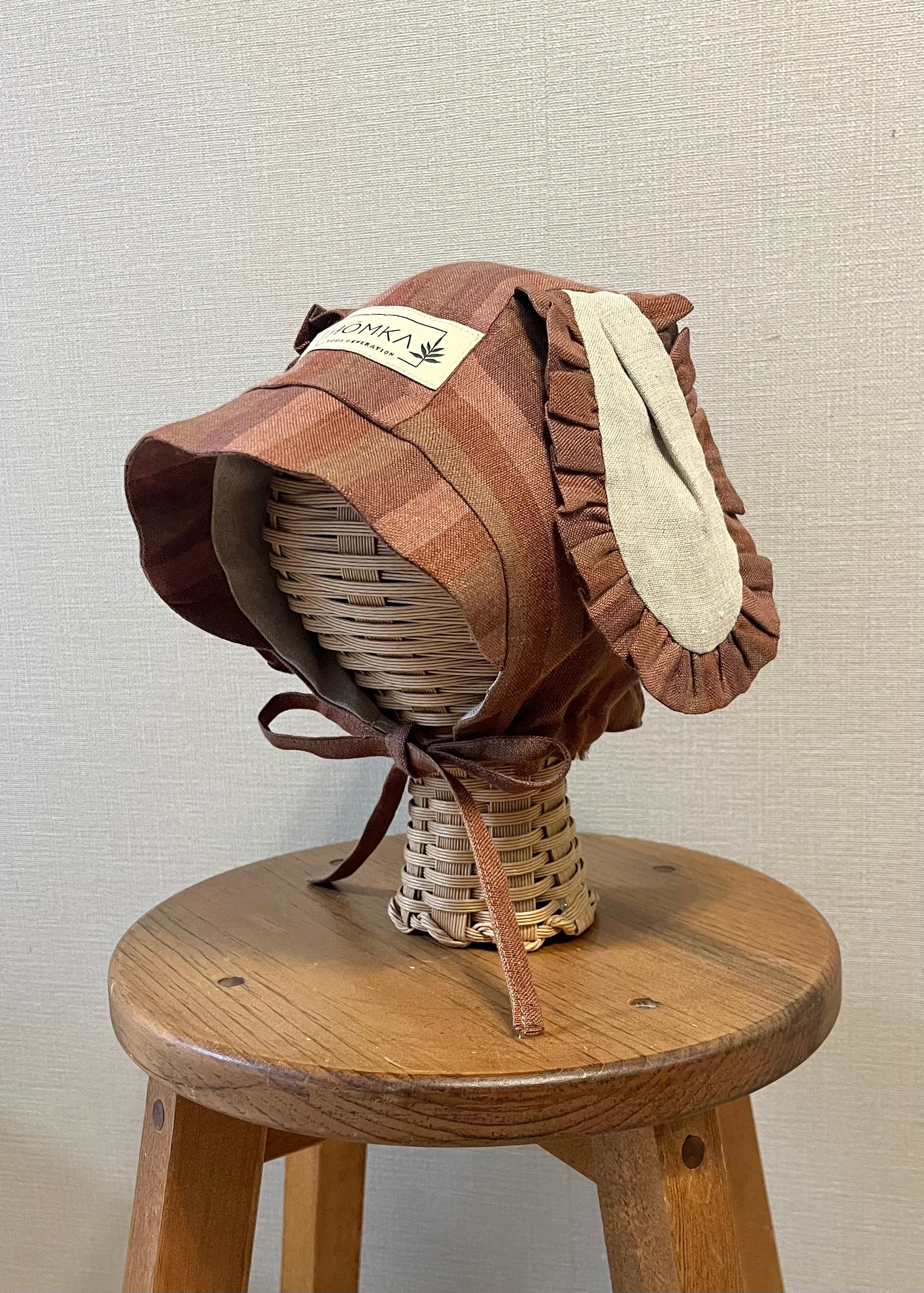 shomka ♡ wool puppy bonnet 51cm SHÓMKA 】Earthwood Puppy Bonnet | PAY ID