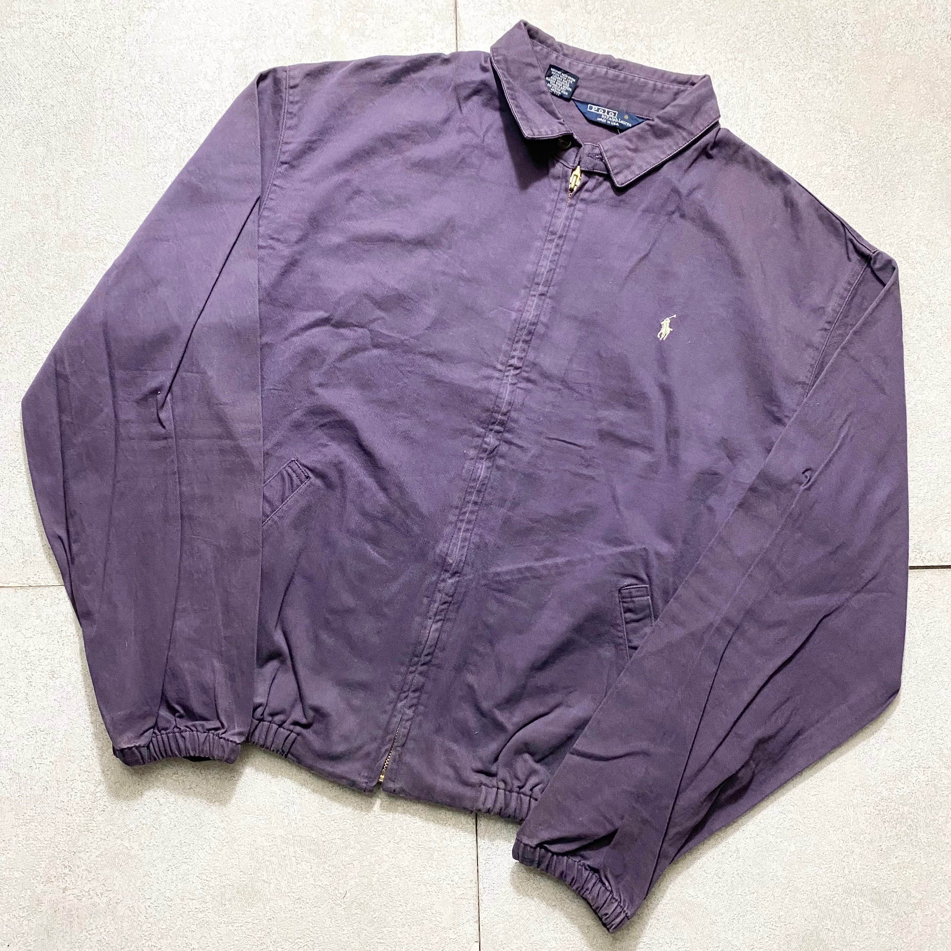 vintage POLO by RALPH LAUREN purple denim drizzler jacket | NOIR ONLINE  powered by BASE