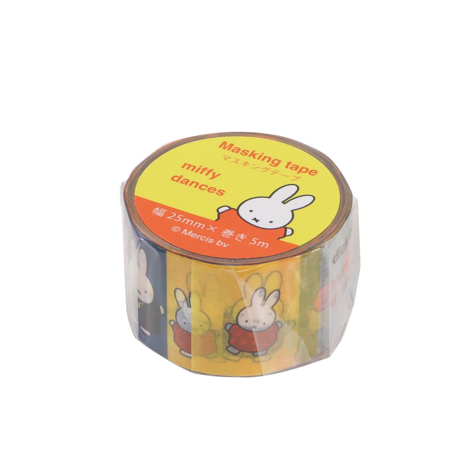 ミッフィー×クツワ miffy dances EB367A 25mmマステ CA14