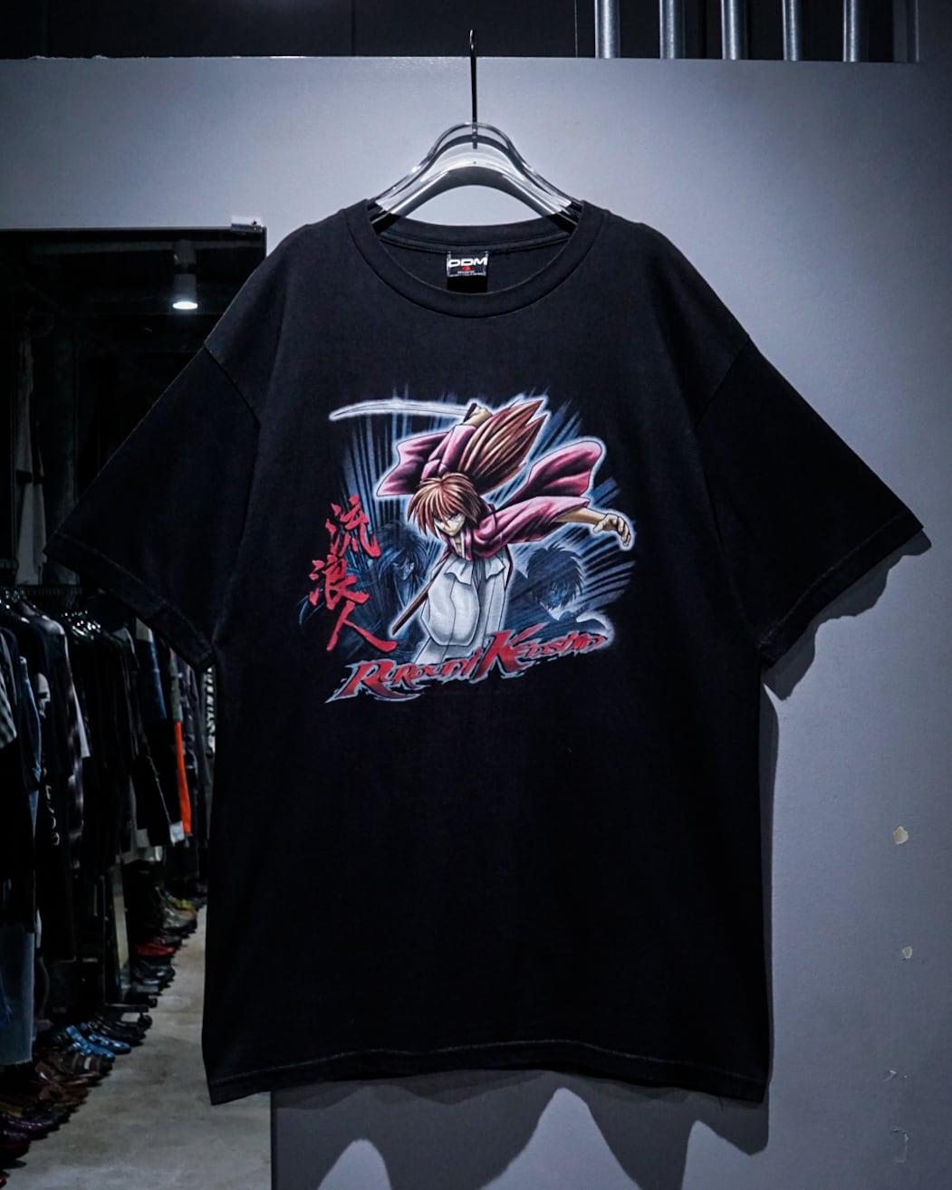 その他ブランド / 00s/るろうに剣心/Tシャツ/コットン/BLK/プリント add (C) vintage】