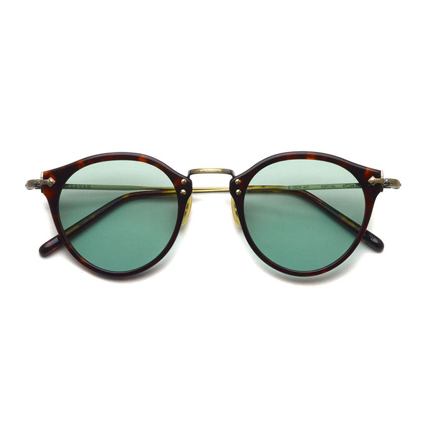 EYEVAN / E-0505 Sun / TORTAG - Lt.Green トータス・べっこう柄