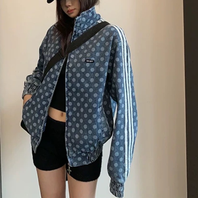 dot denim jacket　ドットデニムジャケット　J2141