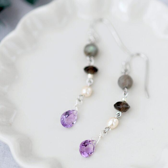 ビーズキット セレニティカラーズ・ピアス ( イヤリング