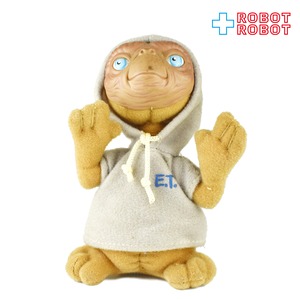ラス社 E.T. グレイ・パーカー ソフビ顔 ミニぬいぐるみ 11cm 1997