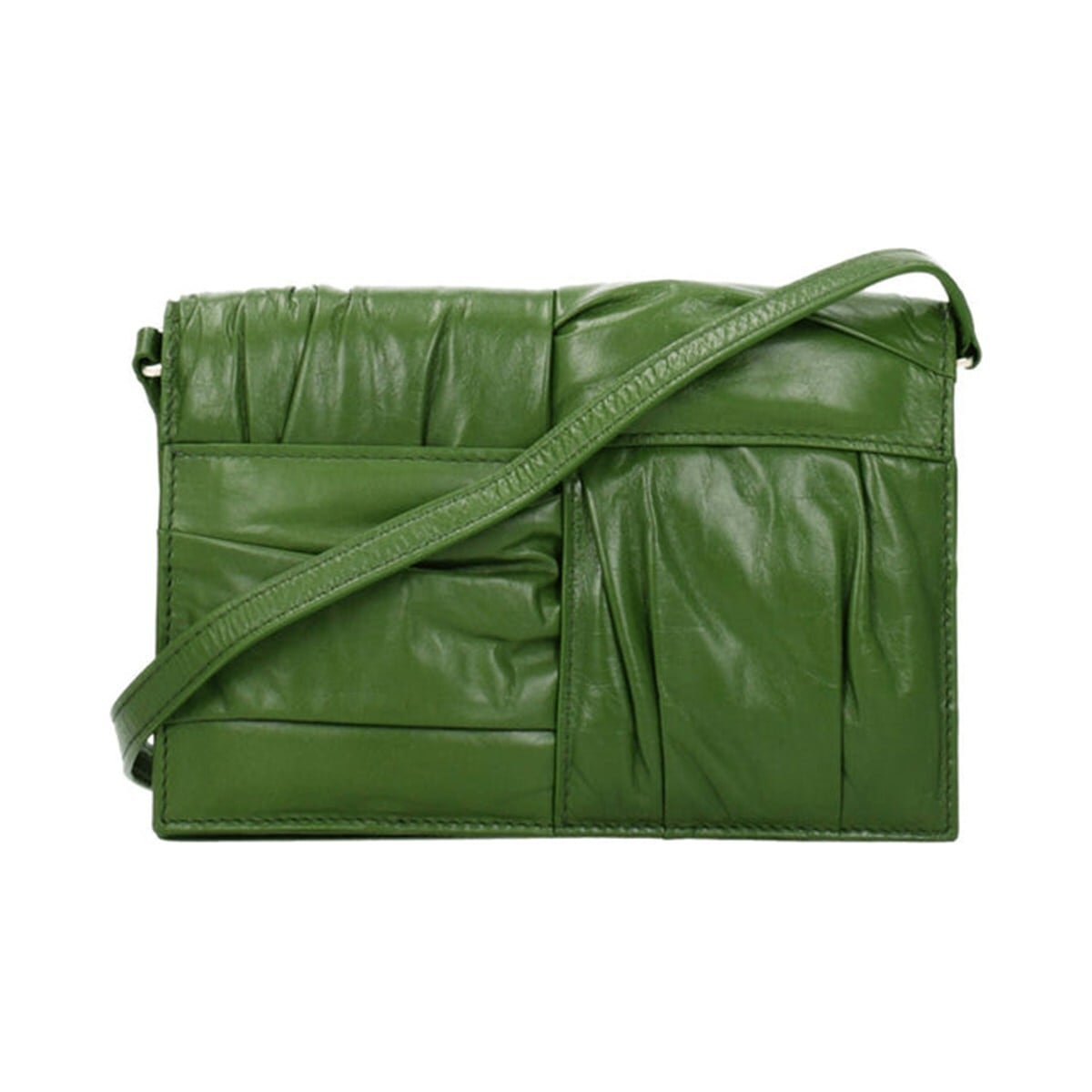 BOTTEGA VENETA ボッテガヴェネタ レディース クラッチバッグ レザー グリーン