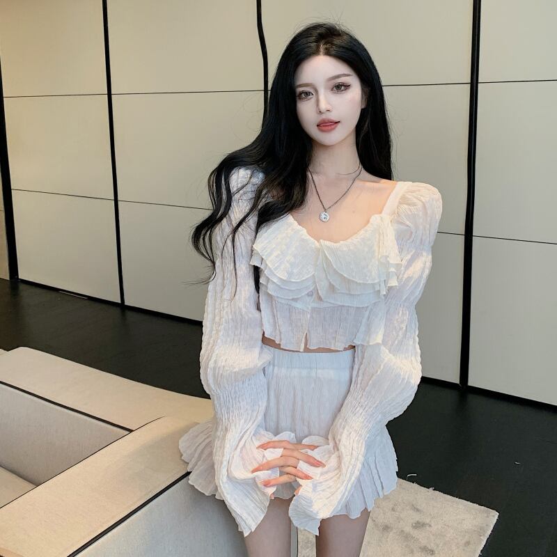 レディースサマースタイルシャツ ショーツ ロング 大人ガーリー スウィート キュート カジュアル 夏物 ブルマー ドラファッションホール28149487945