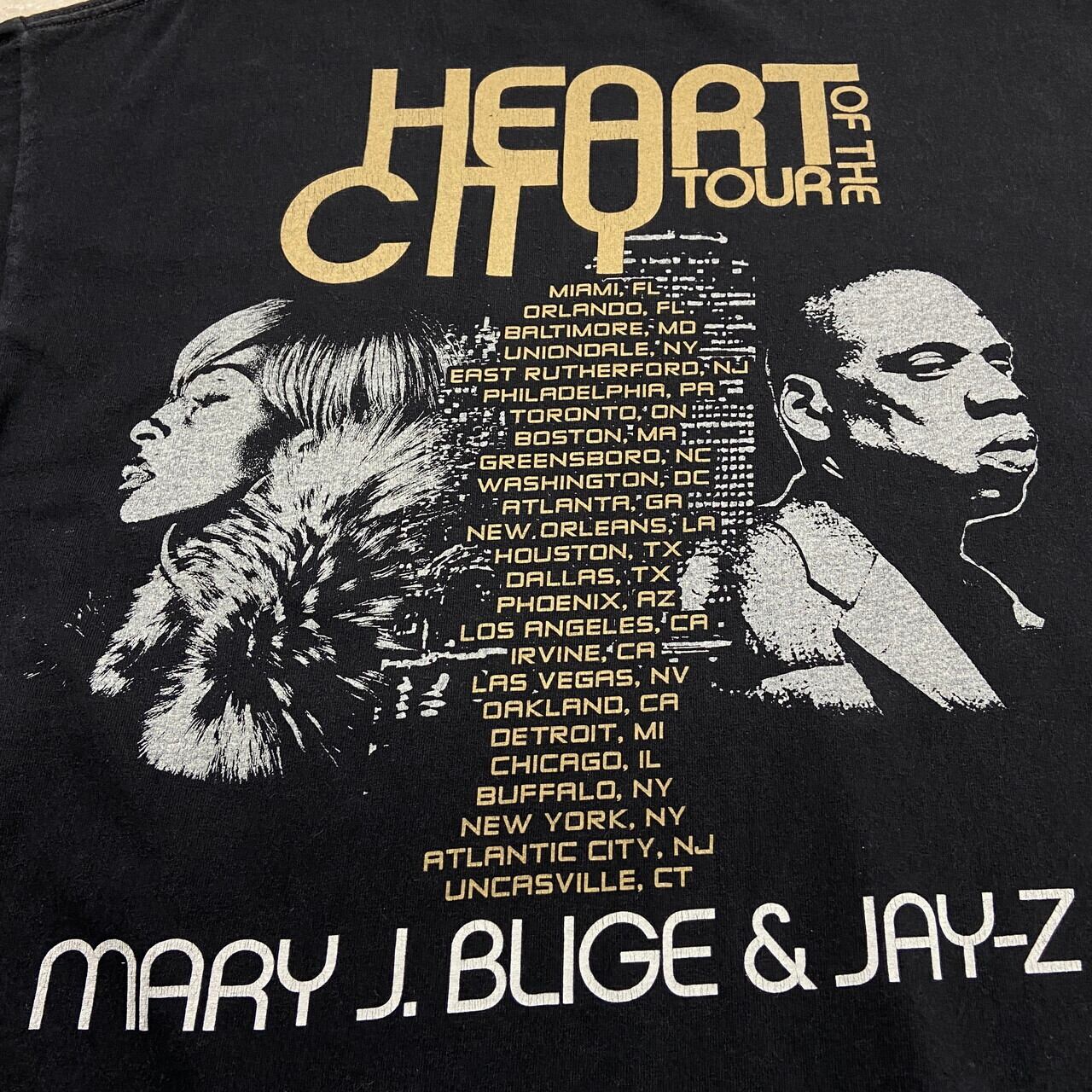 00年代 MARY J. BLIGE & JAY-Z アーティスト ツアーT HEART OF THE 