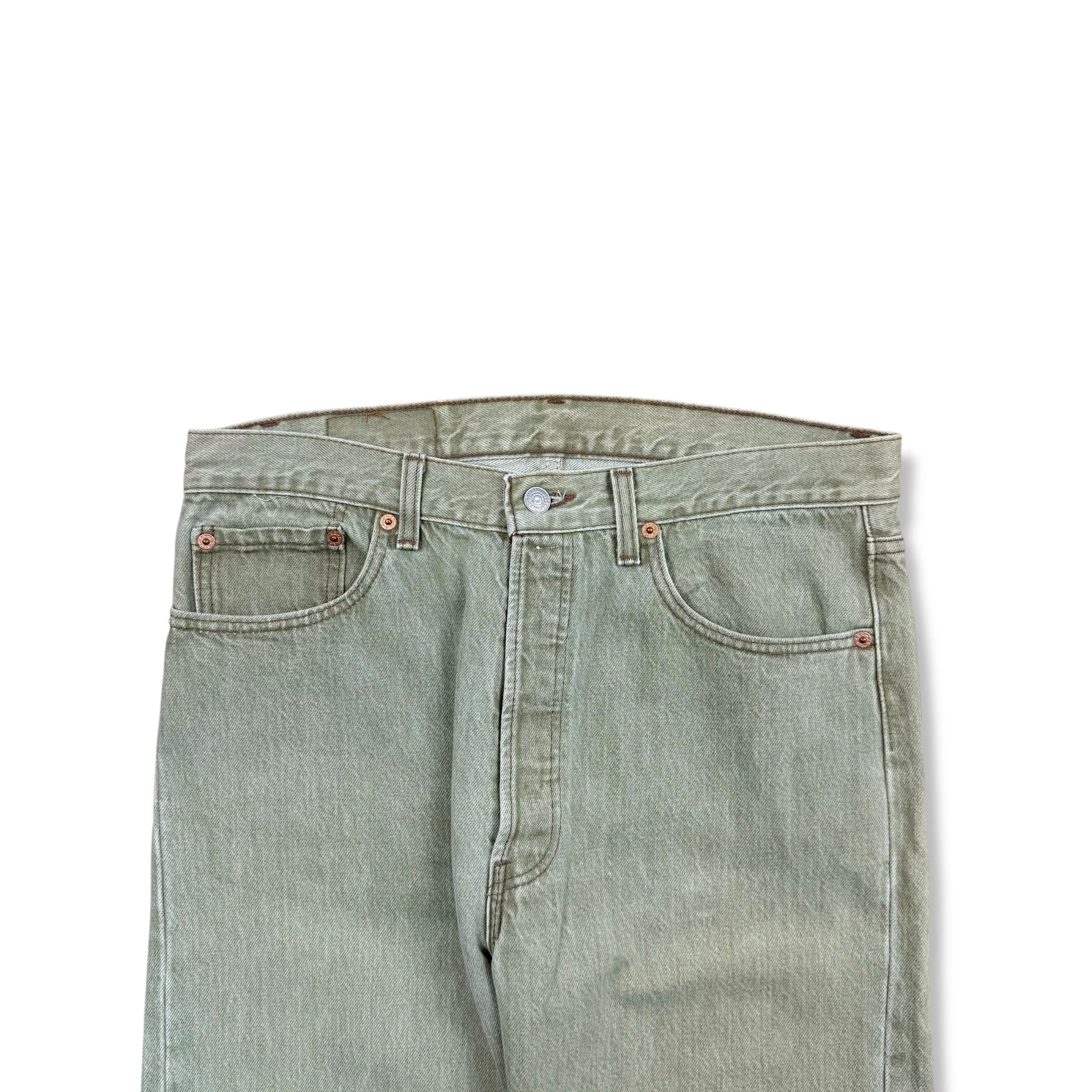 1994 Levi's 501 Yarn Dyed Green Denim Pants | MARKET