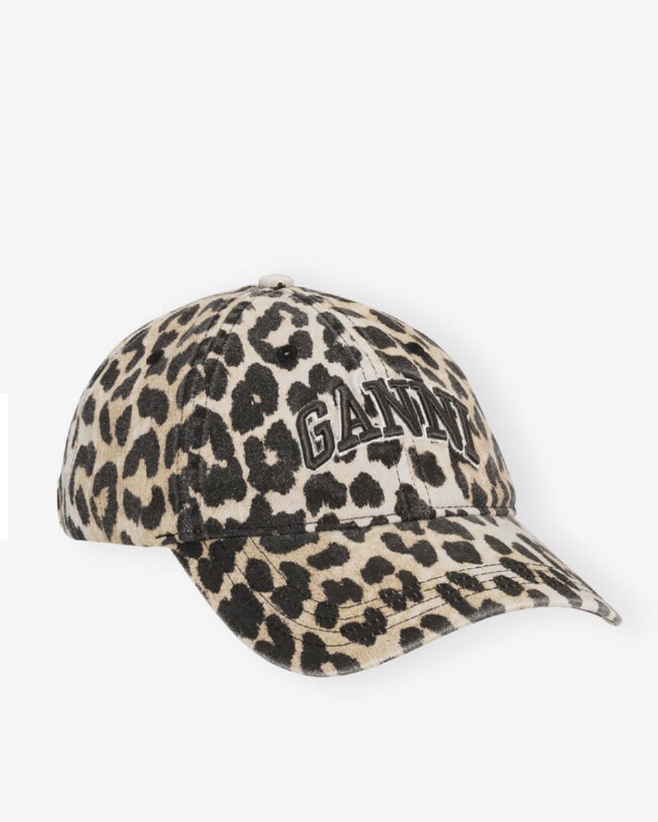 帽子 Washed Cotton Canvas Cap Leo Emb GANNI】Washed Cotton Canvas Cap Leo Emb | idealclasse