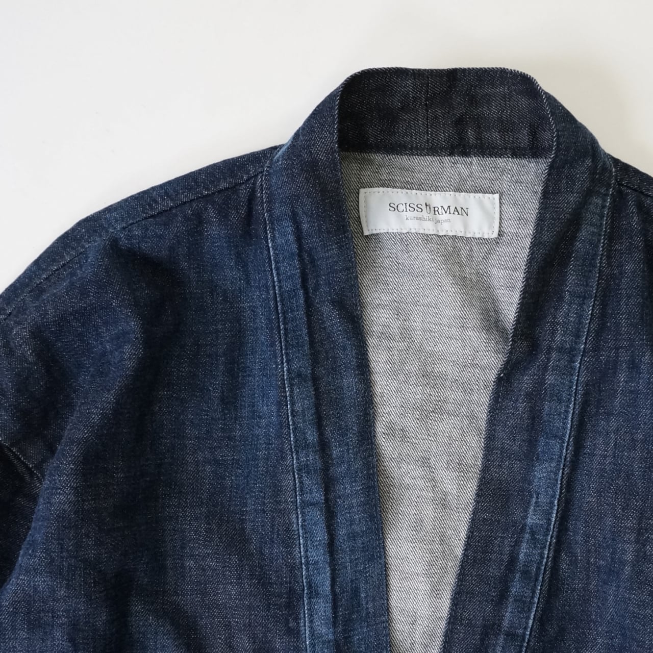 SCISSORMAN sm-1021 KURASHIKI DENIM HAORI 倉敷デニム羽織り