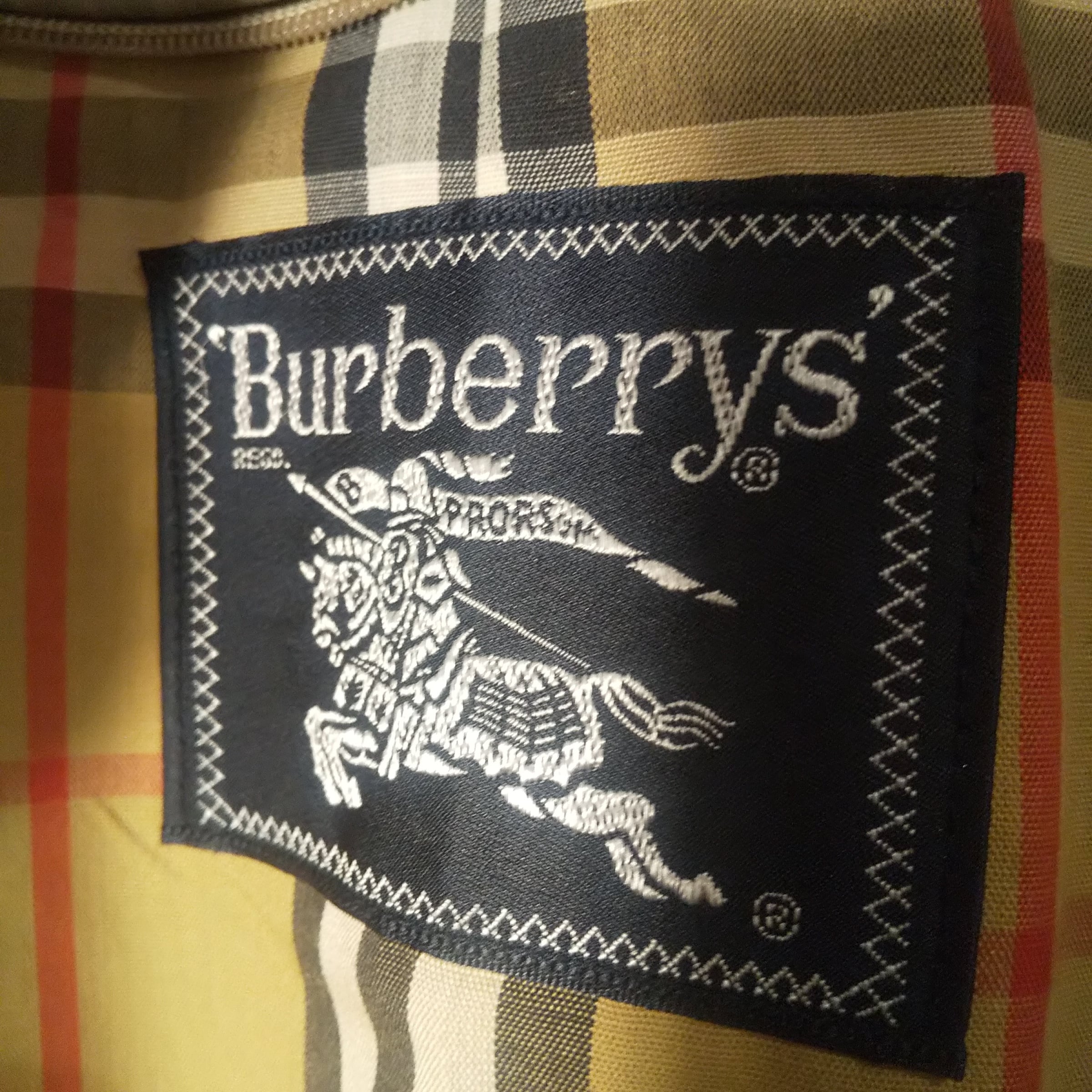 Burberrys ノバチェック ステンカラーコート ライナー付 C TK