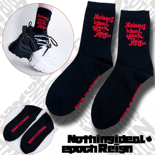 NIER ORIGINAL SOCKS【RED LOGO】