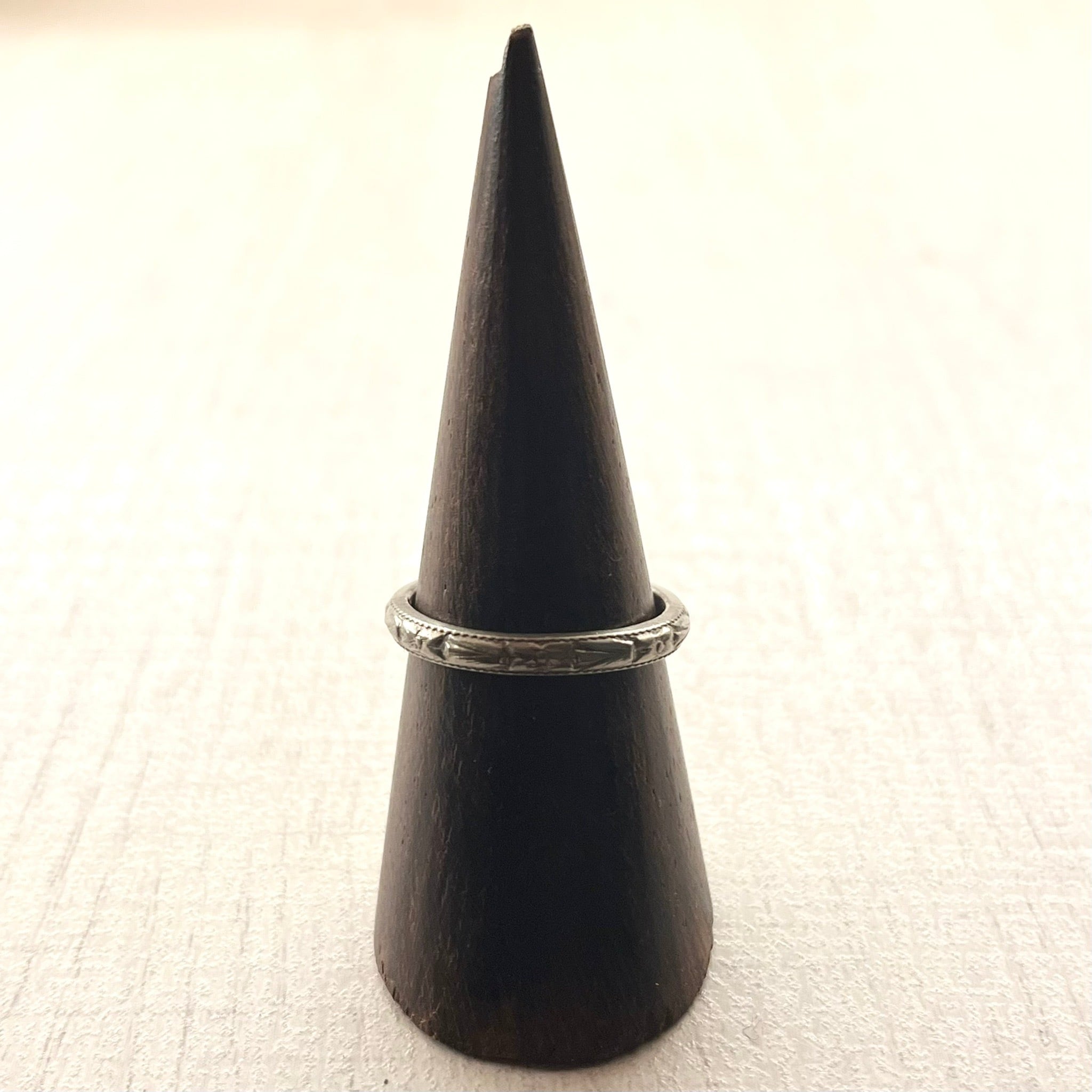 MYSTIC OBSIDIAN DUAL-BEAD RING-SILVER925-ミスティックリング