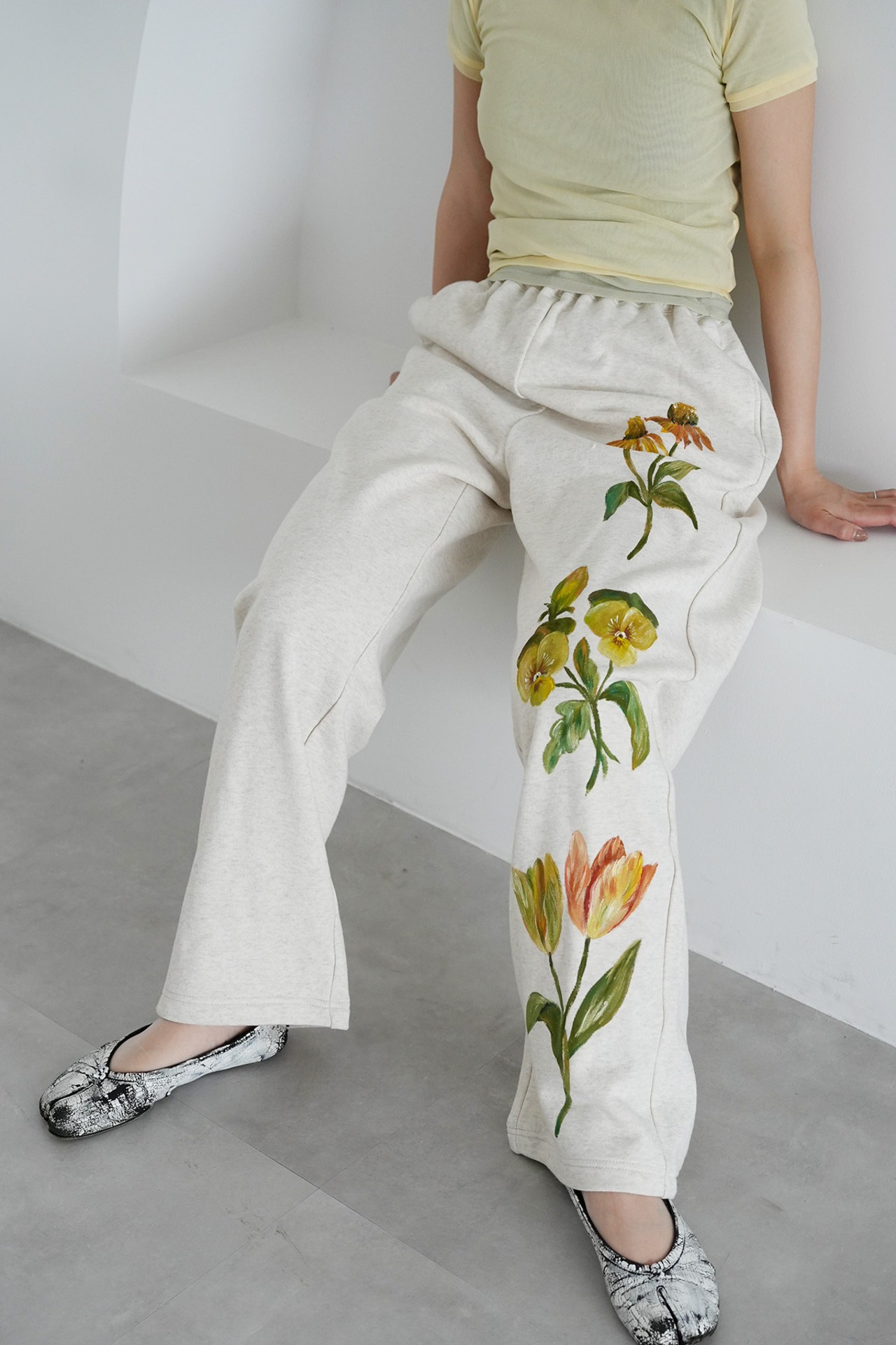 urake easy pants echinacea