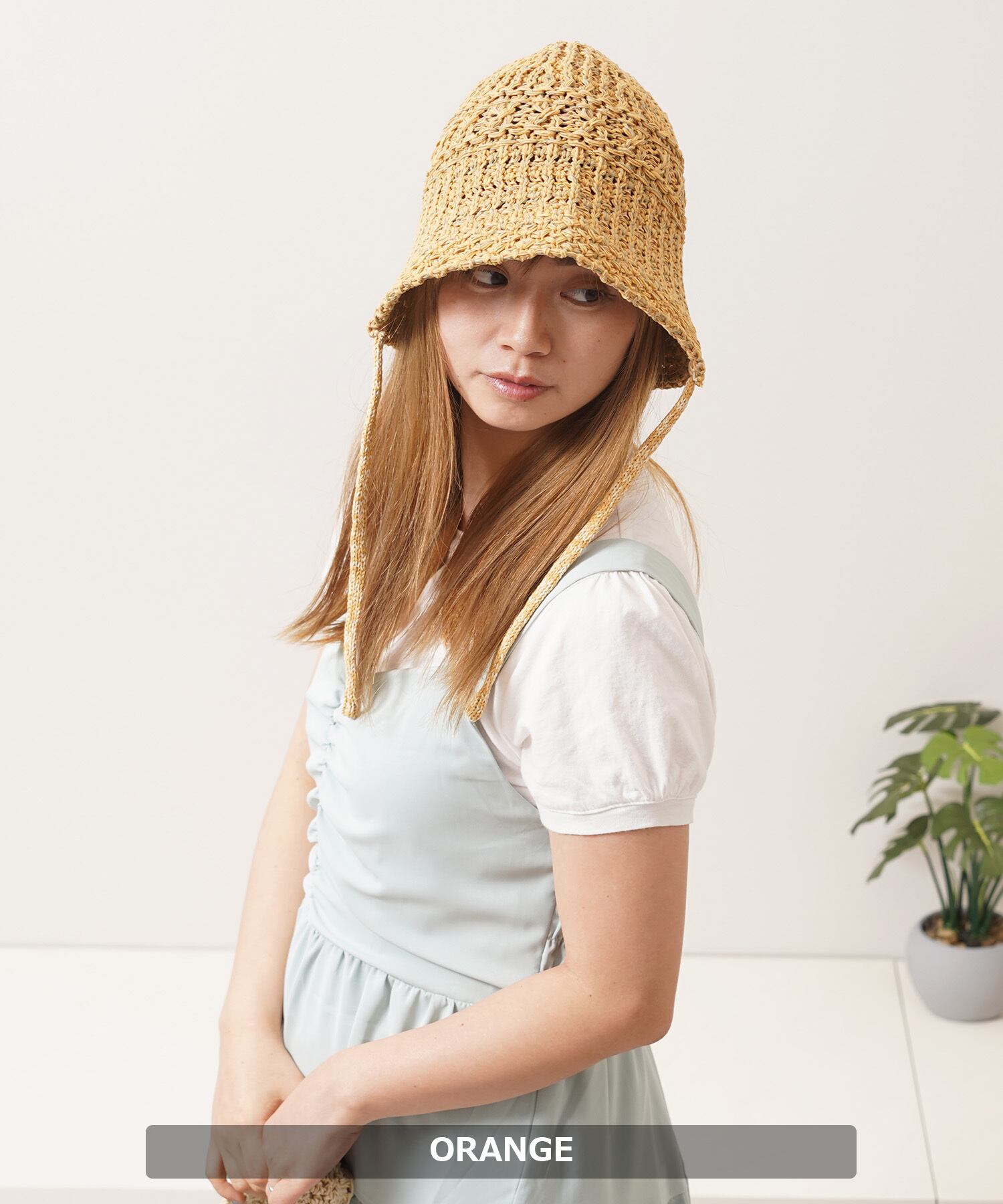 ◇リボン付き クロシェハット◇ch-25134 | 1111clothing / ワンフォー