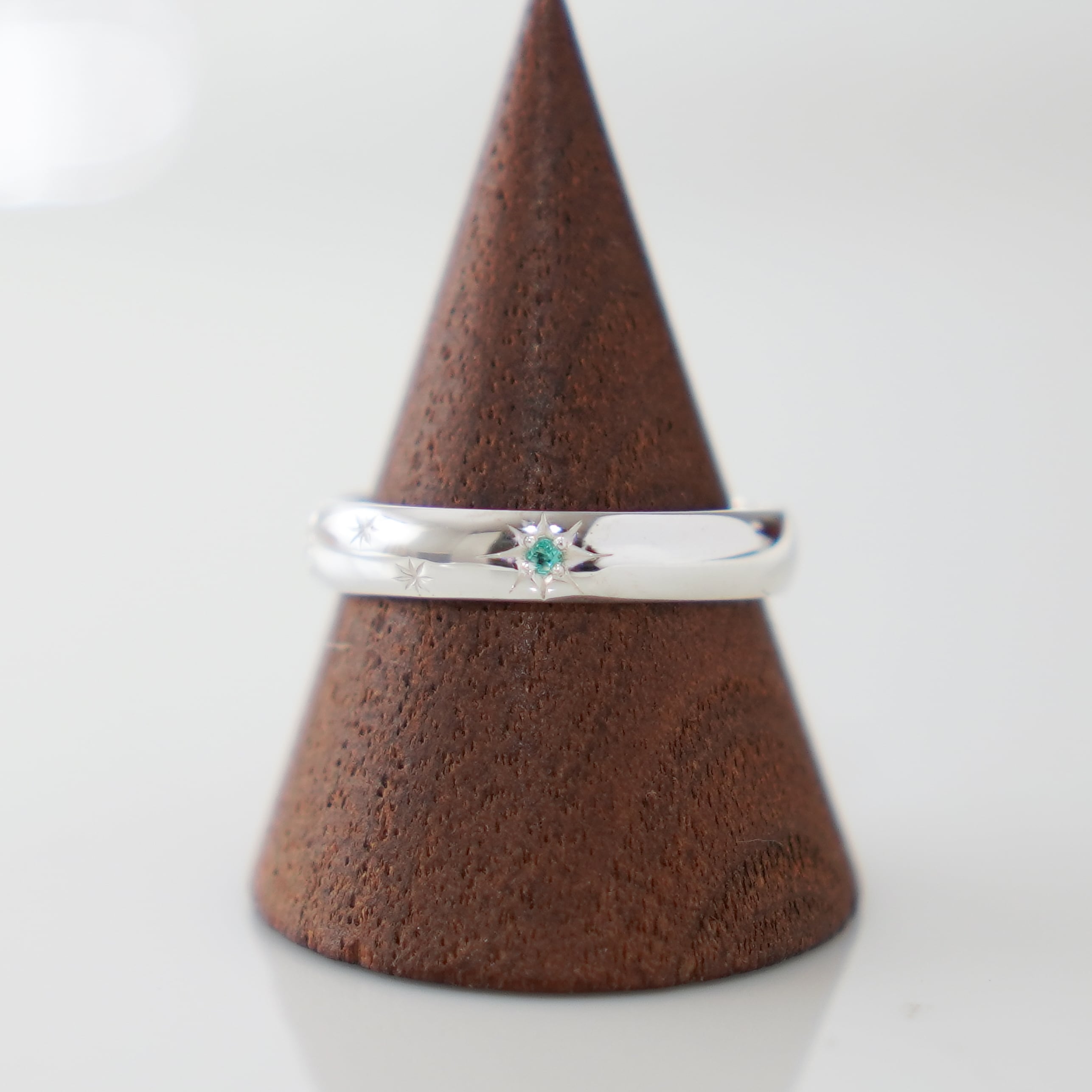 再販】パライバトルマリンの月と星のリング シルバー《送料無料》 | poonys