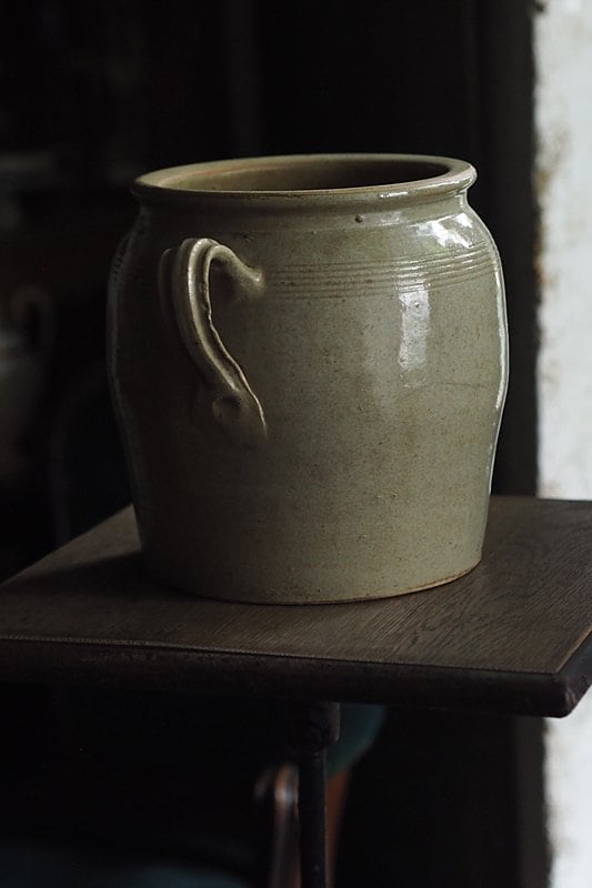 南仏のコンフィポット-antique french pottery pot | アンティーク