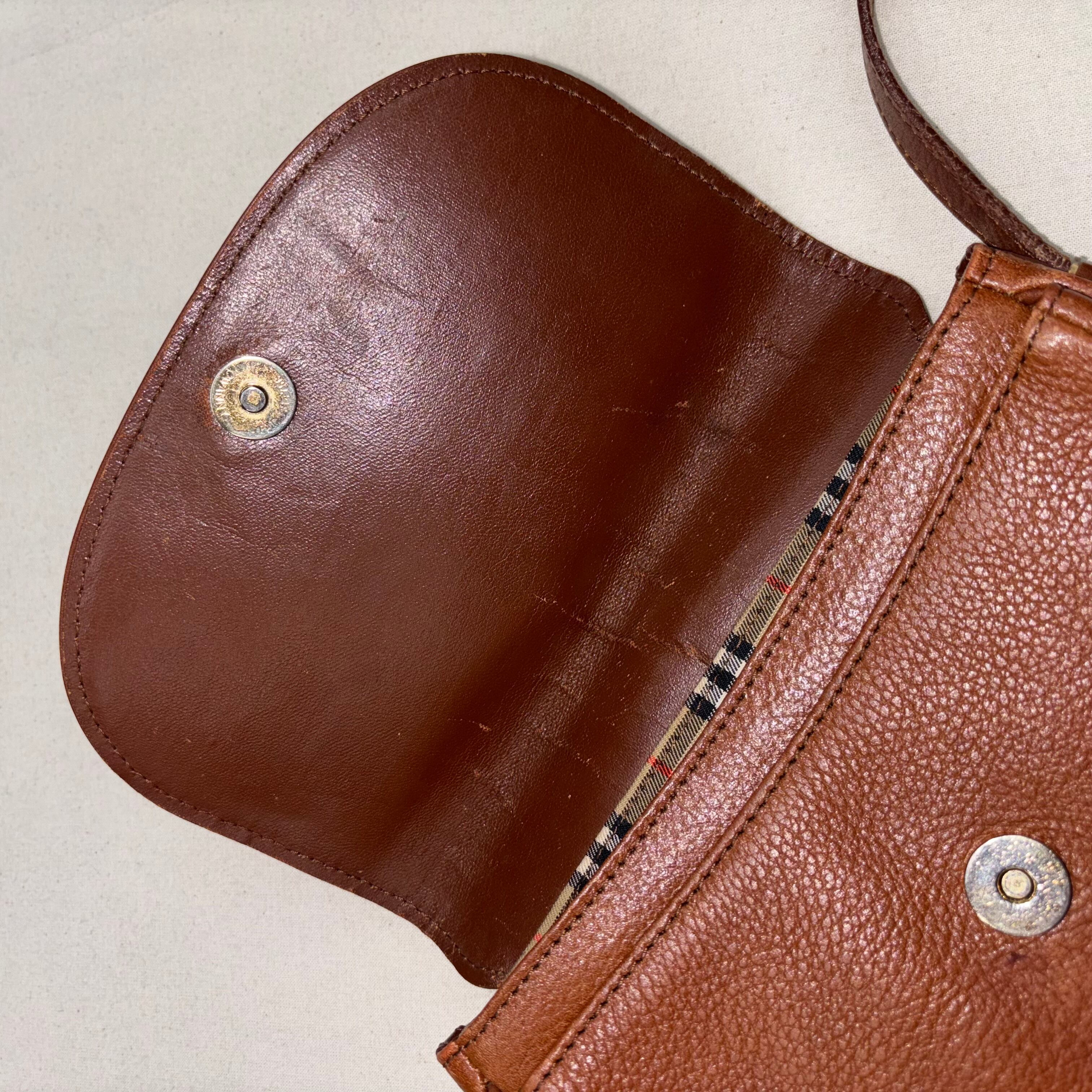 90s burberrys shoulder bag バーバリー 茶 ショルダーバッグ