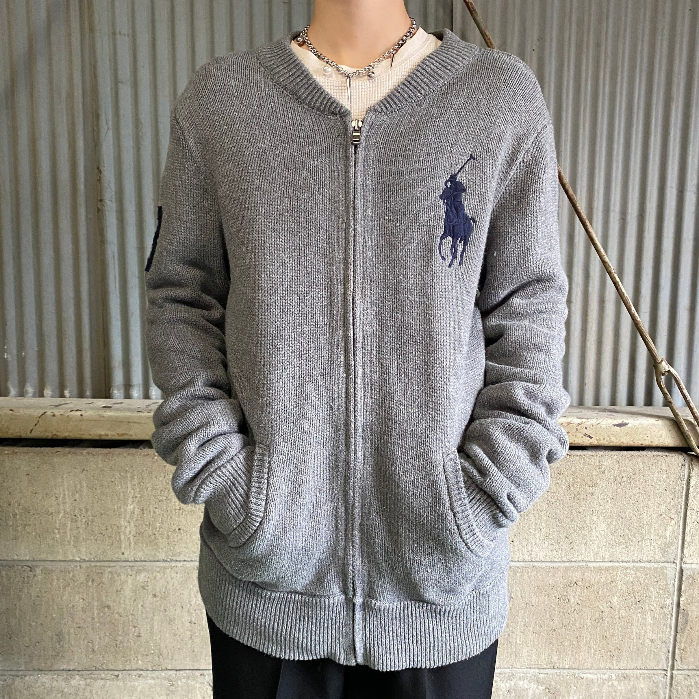 ラルフローレンのBoysジップアップカーディガン 100㎝ 傷める 