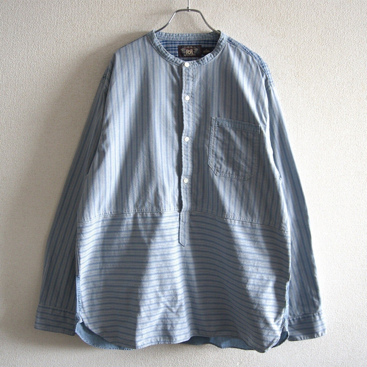 名作】RRL【ALASKA SPORTS SHIRTS】S インディゴ ワークシャツ ダブル