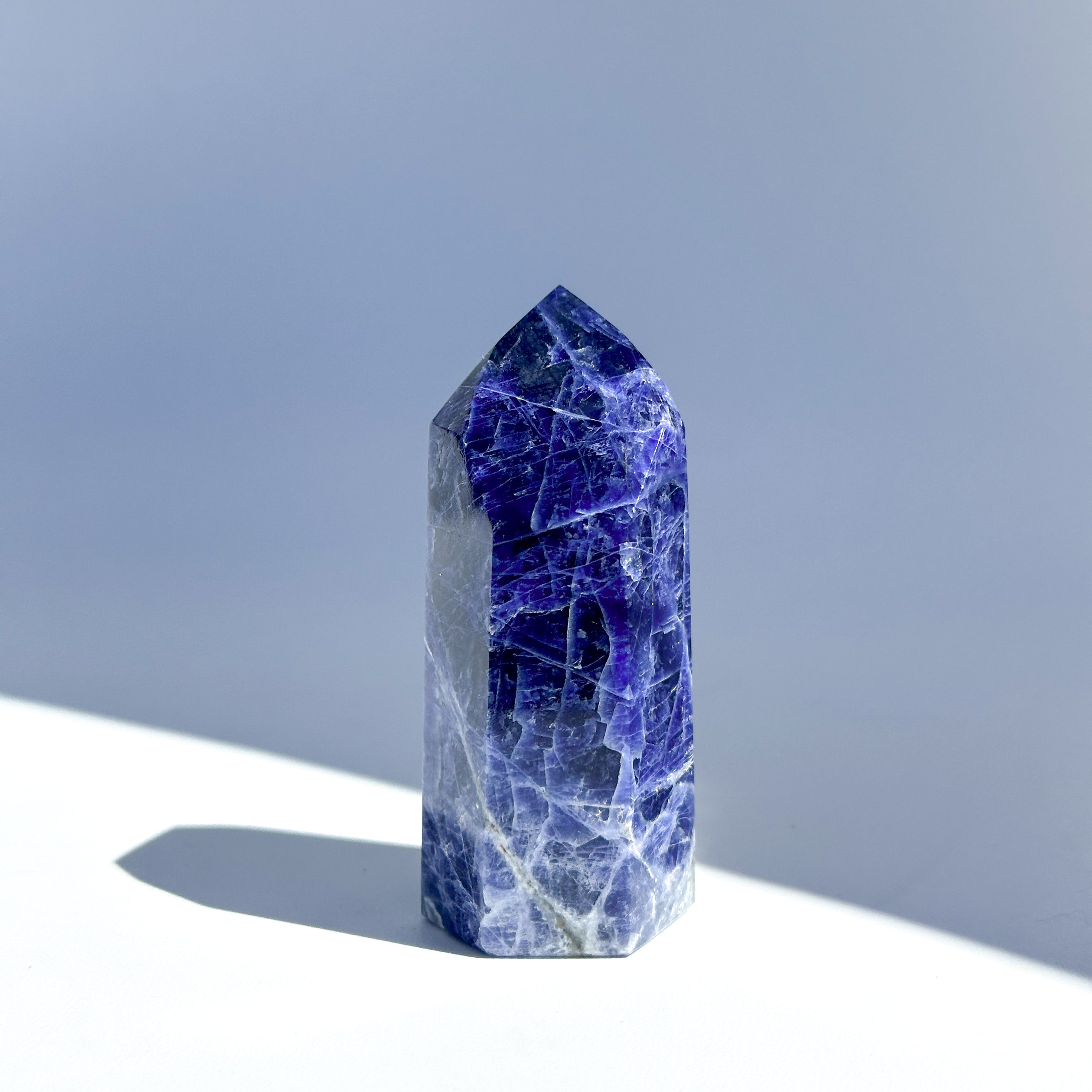 インペリアルソーダライト タワー81◇ Imperial Sodalite ◇パワーストーン・天然石・鉱物・インテリア