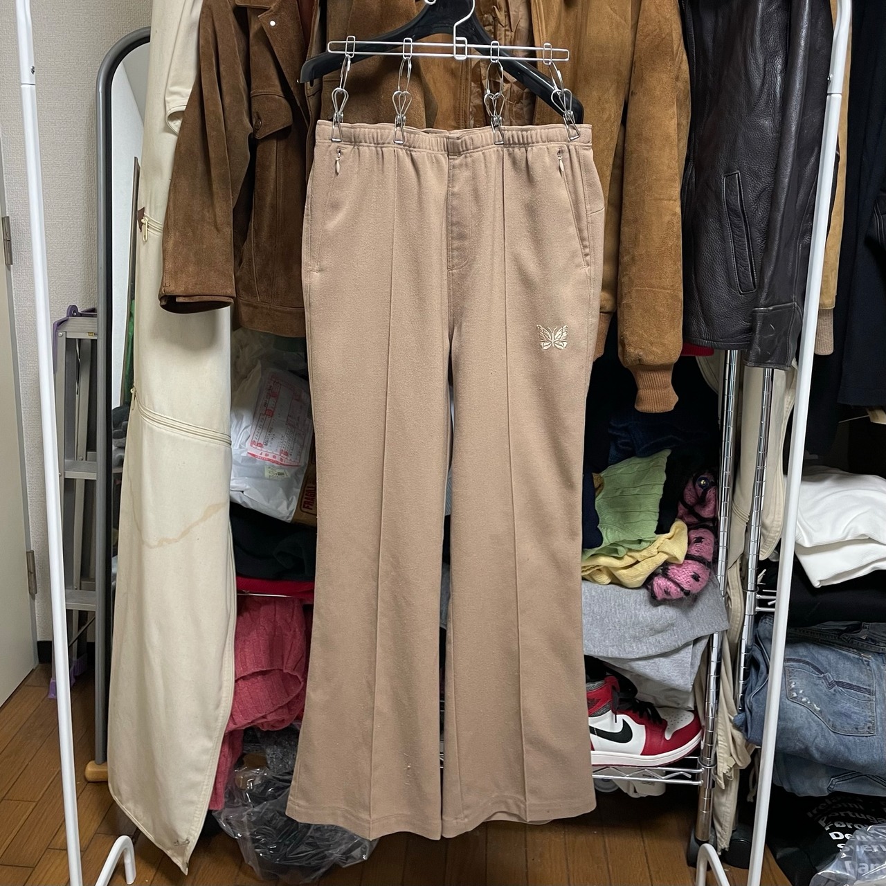 Needles ニードルズ ウォームアップパンツ ブーツカット トラック 