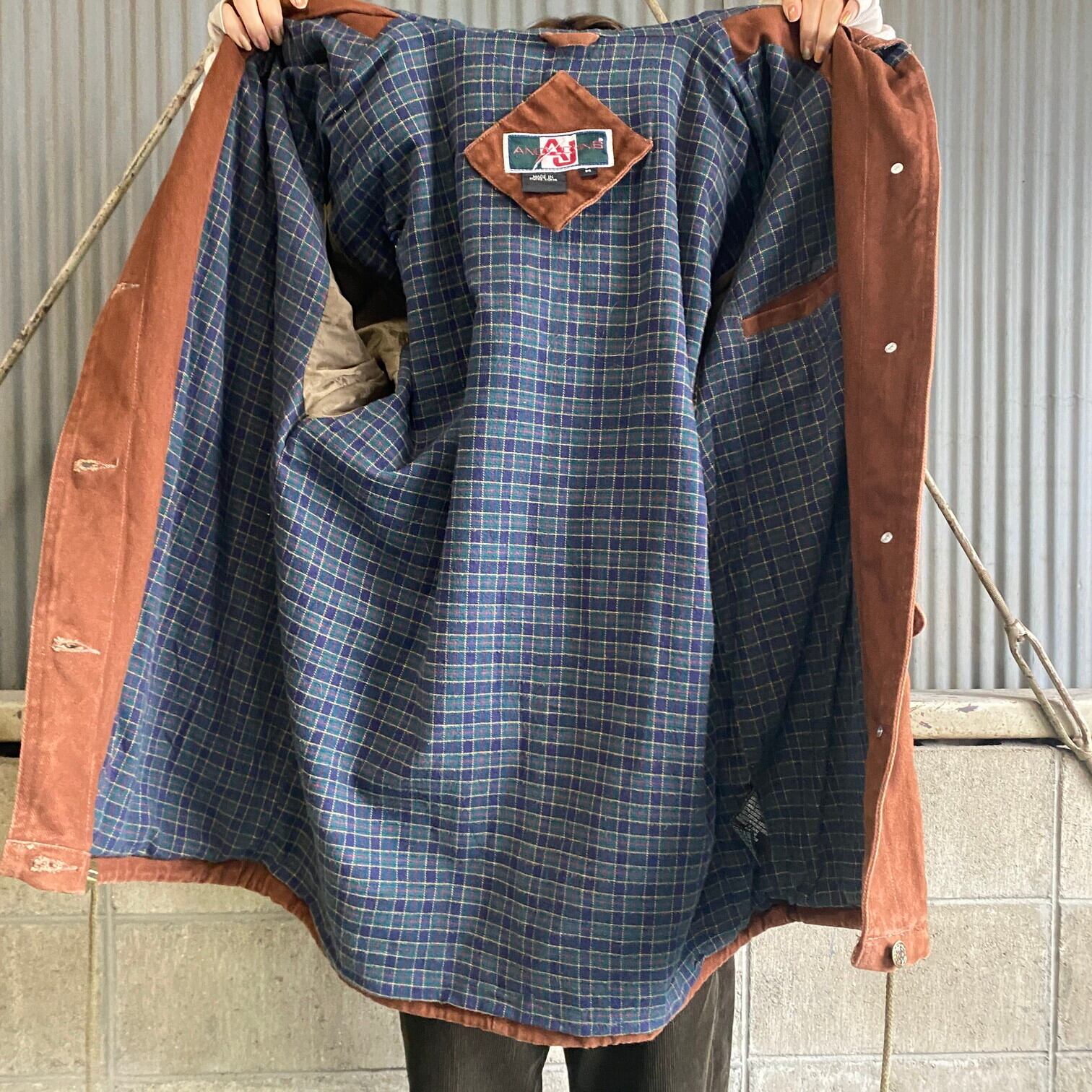 90年代 ANDY JOHNS コットンパーカー コート レディースM 古着 90S