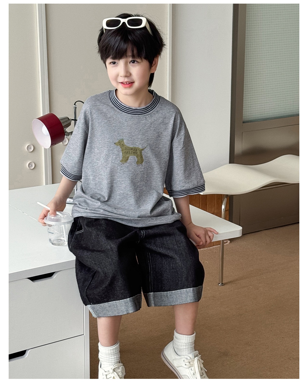 [bdiary] Slow Puppy Shirt / [비다이어리] 슬로우리퍼피티셔츠