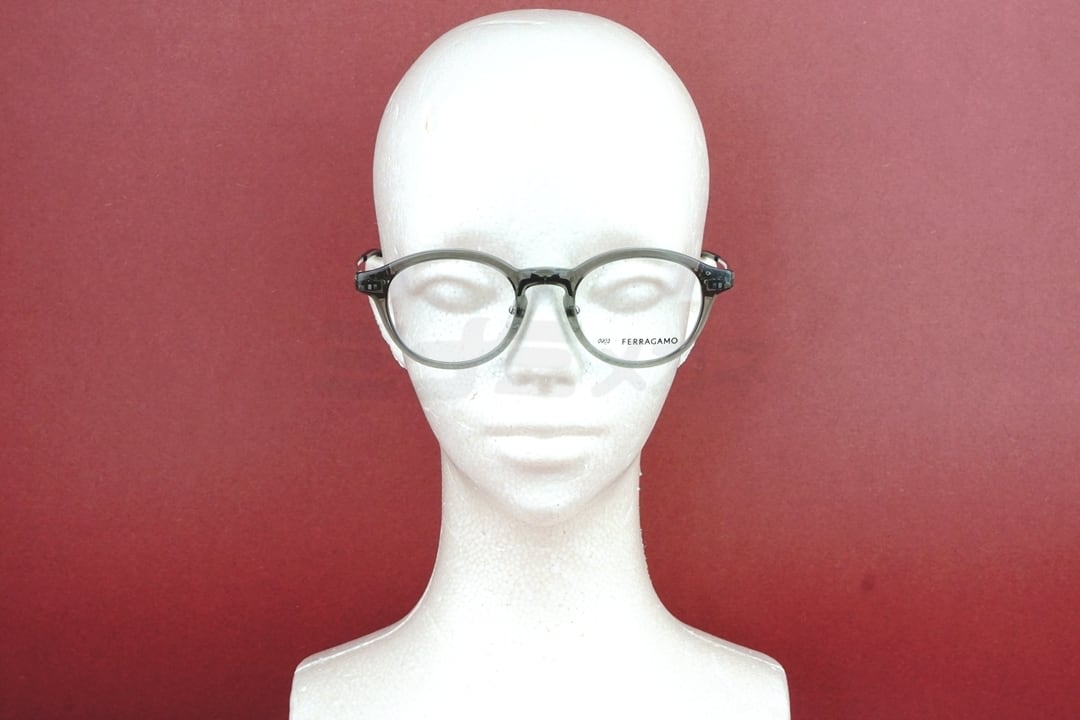 999.9×Ferragamo メガネ SF9018 021 コラボモデル アジアンフィット