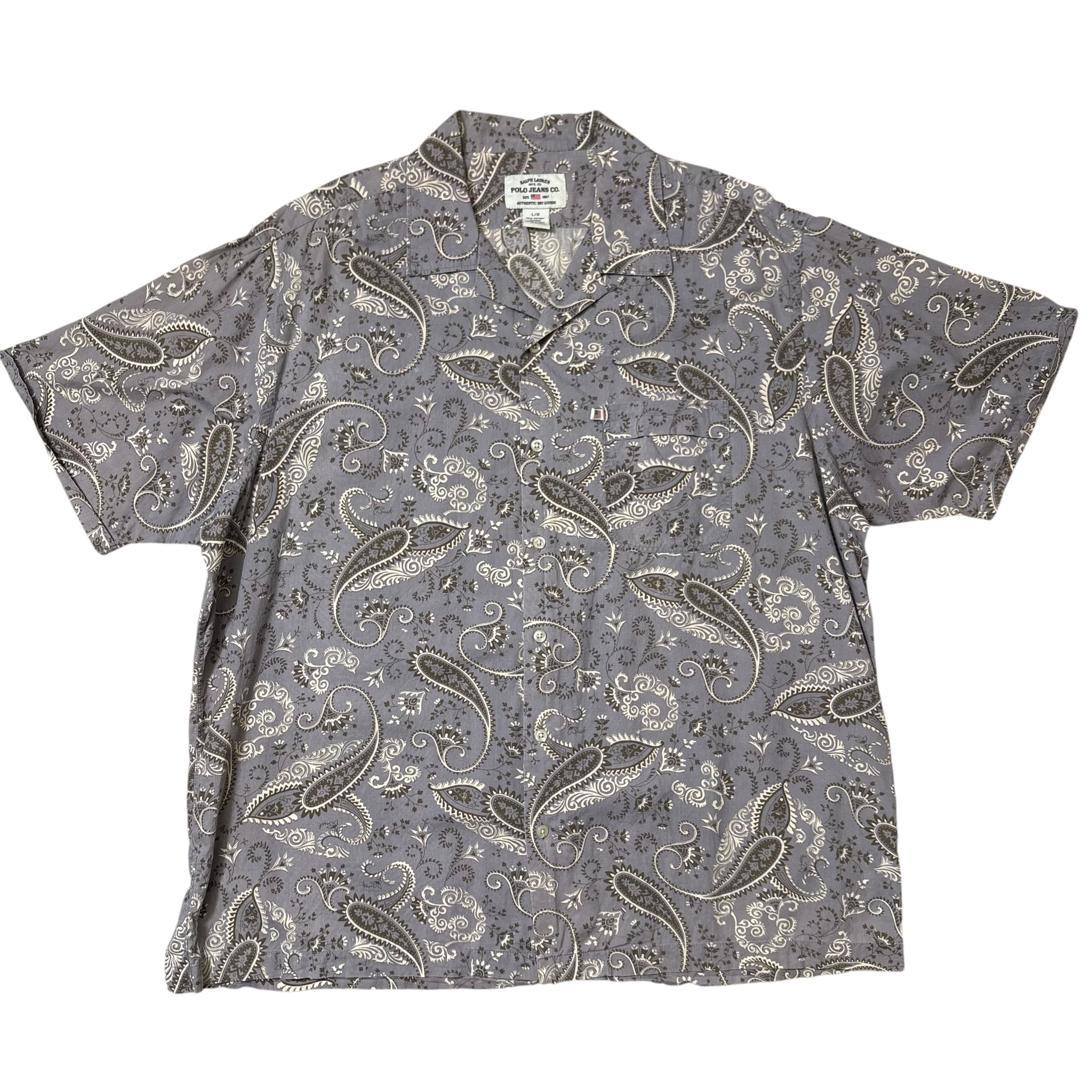 名作 Polo by Ralph Lauren ラルフローレン ハワイアン アロハシャツ