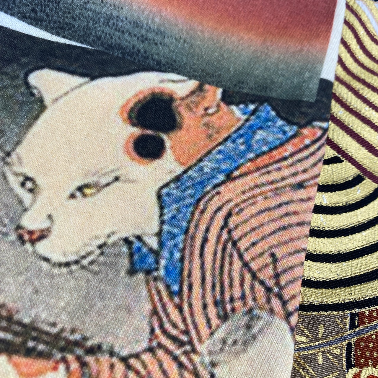 【tshirts249】XL size  KIMONO &  print T-SHIRTS