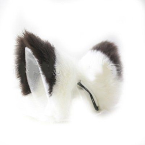 コスプレ小物 猫耳 2色タイプ ねこ耳 ネコ耳 ケモ耳 けも耳 獣耳 ねこみみ ネコミミ けもの 動物 どうぶつ アニマル ハロウィン 仮装 コスプレ小道具 ふわふわ フワフワ キャラクター 変身　k608