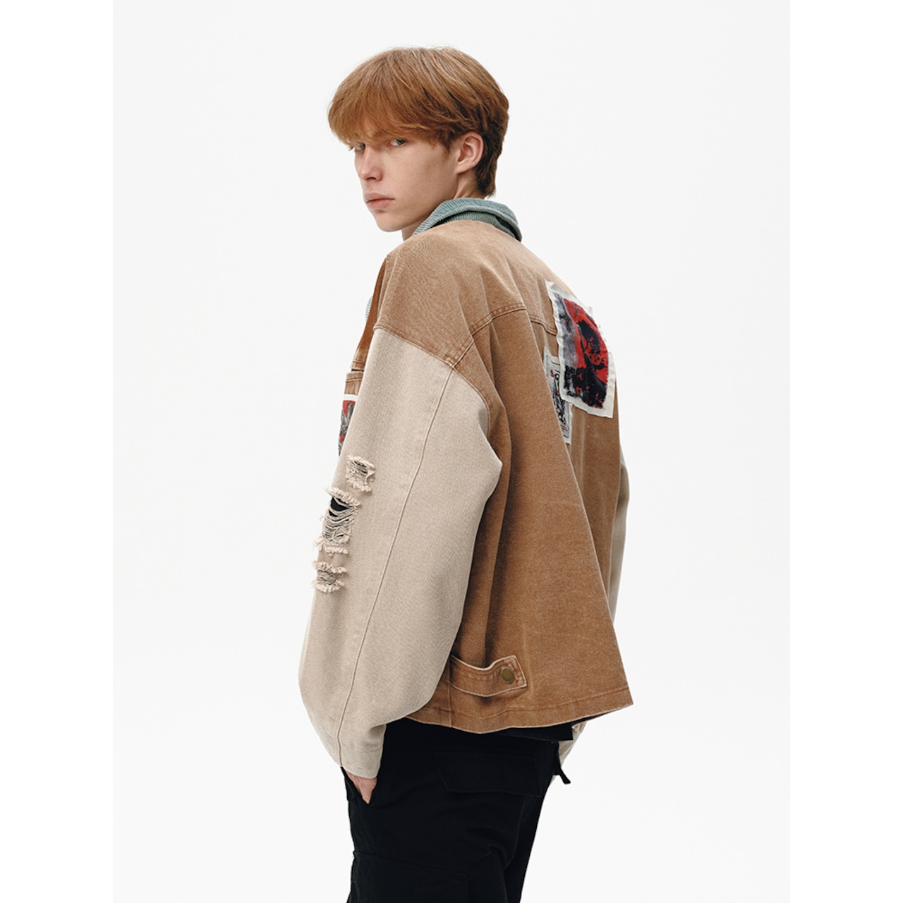 ストリート パッチジャケット T1839