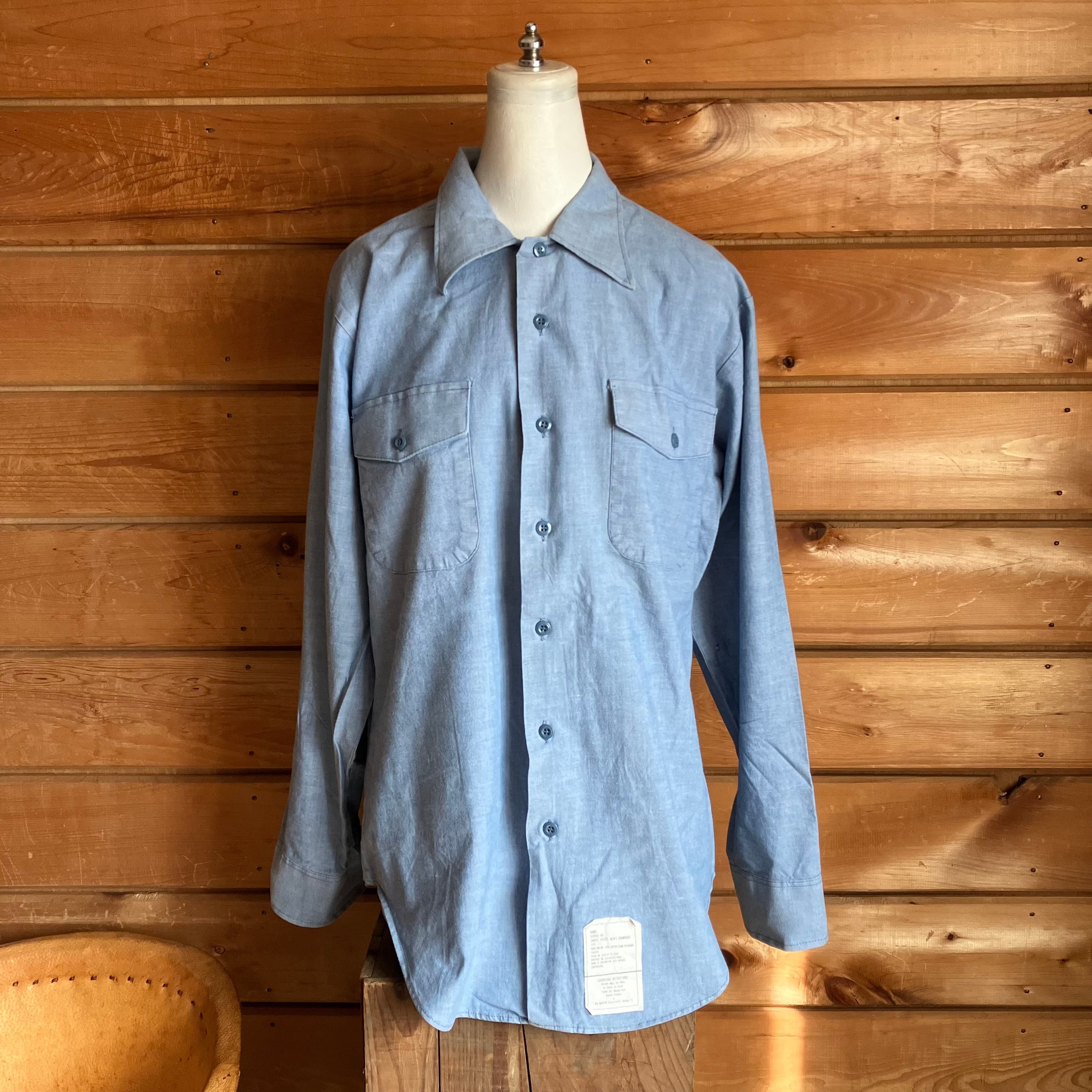 80s U.S.NAVY シャンブレーシャツ | CORRINA CORRINA