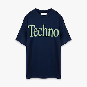 ICE & TECHNO 26SS TECHNO LOGOTYPE TEE (NAVY)