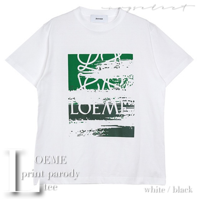 new!! "LOEME” プリントパロディTシャツ
