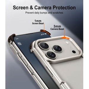 ■iPhone 18 Pro/18 Pro Max■ Aluminum Alloy Minimal Bumper Case / アルミニウム アロイ ミニマル バンパー スマホケース