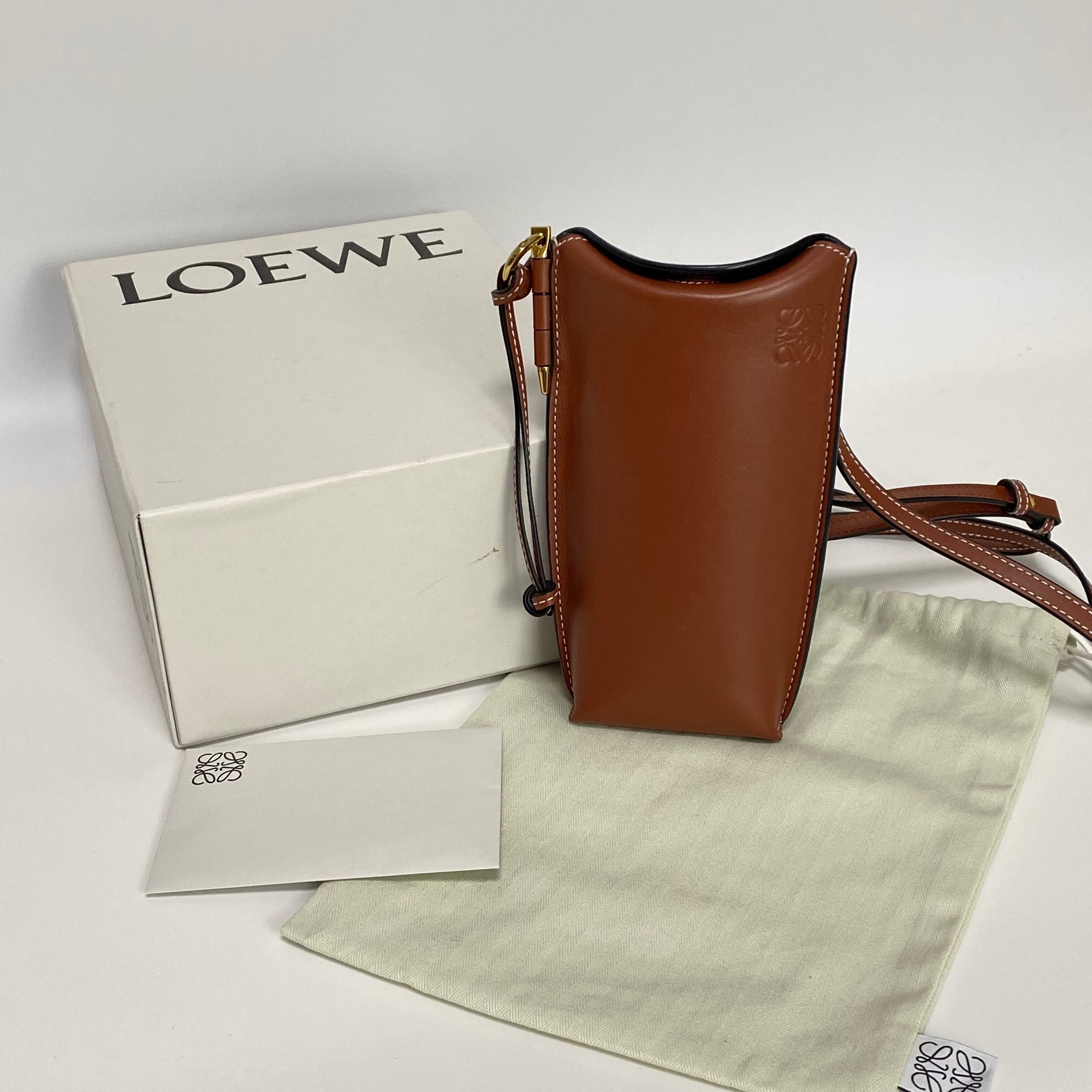 LOEWE ロエベ ゲートポケット ショルダーバッグ ブラウン 9360-202212