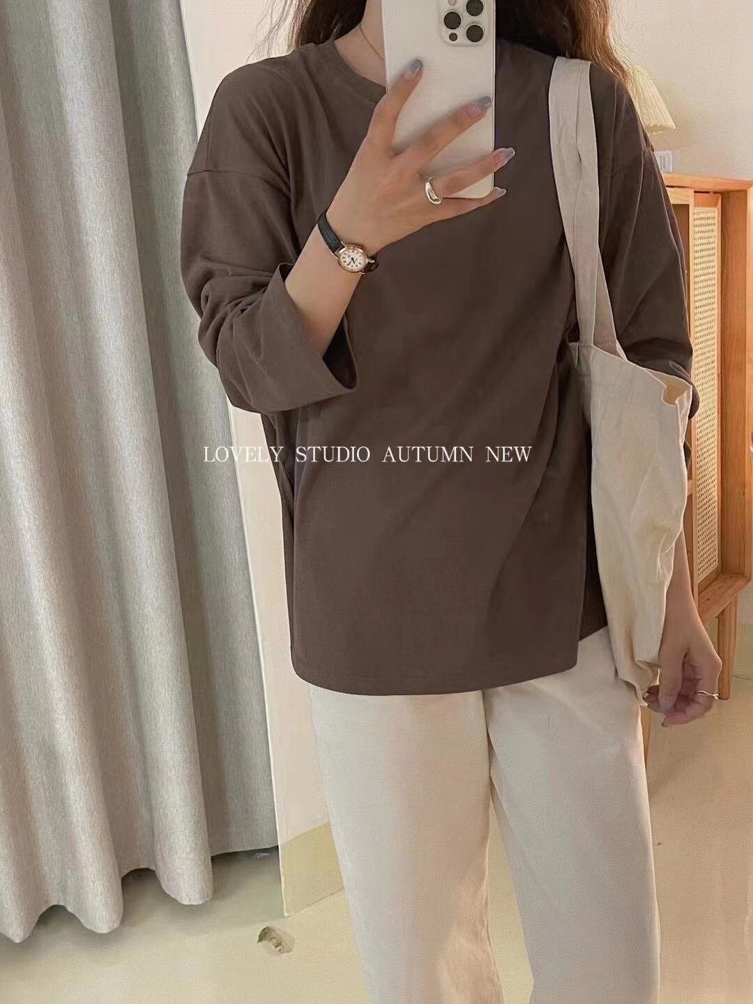 シンプルオーバーロンT   AJ2085-217