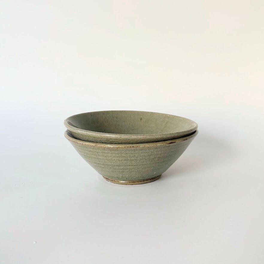 田谷直子 4.5寸台形鉢（灰釉グレー） | WOLK