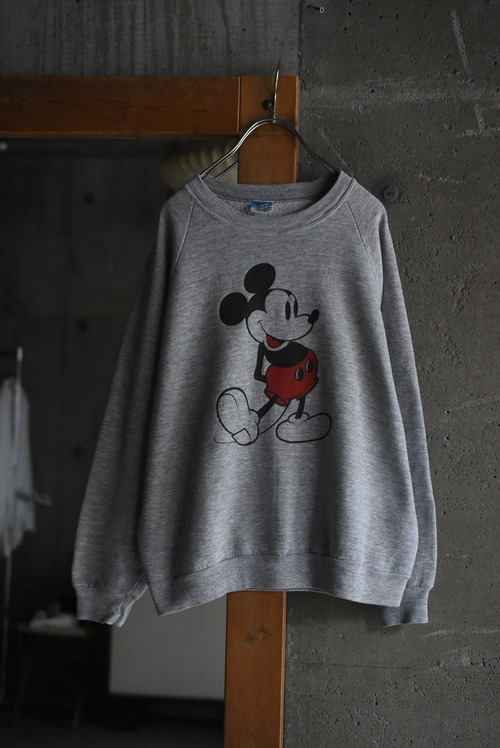 OK／80's "Walt Disney Productions" Mickey Mouse sweat
