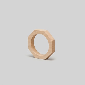 _Fot - wood bangle "octagon"