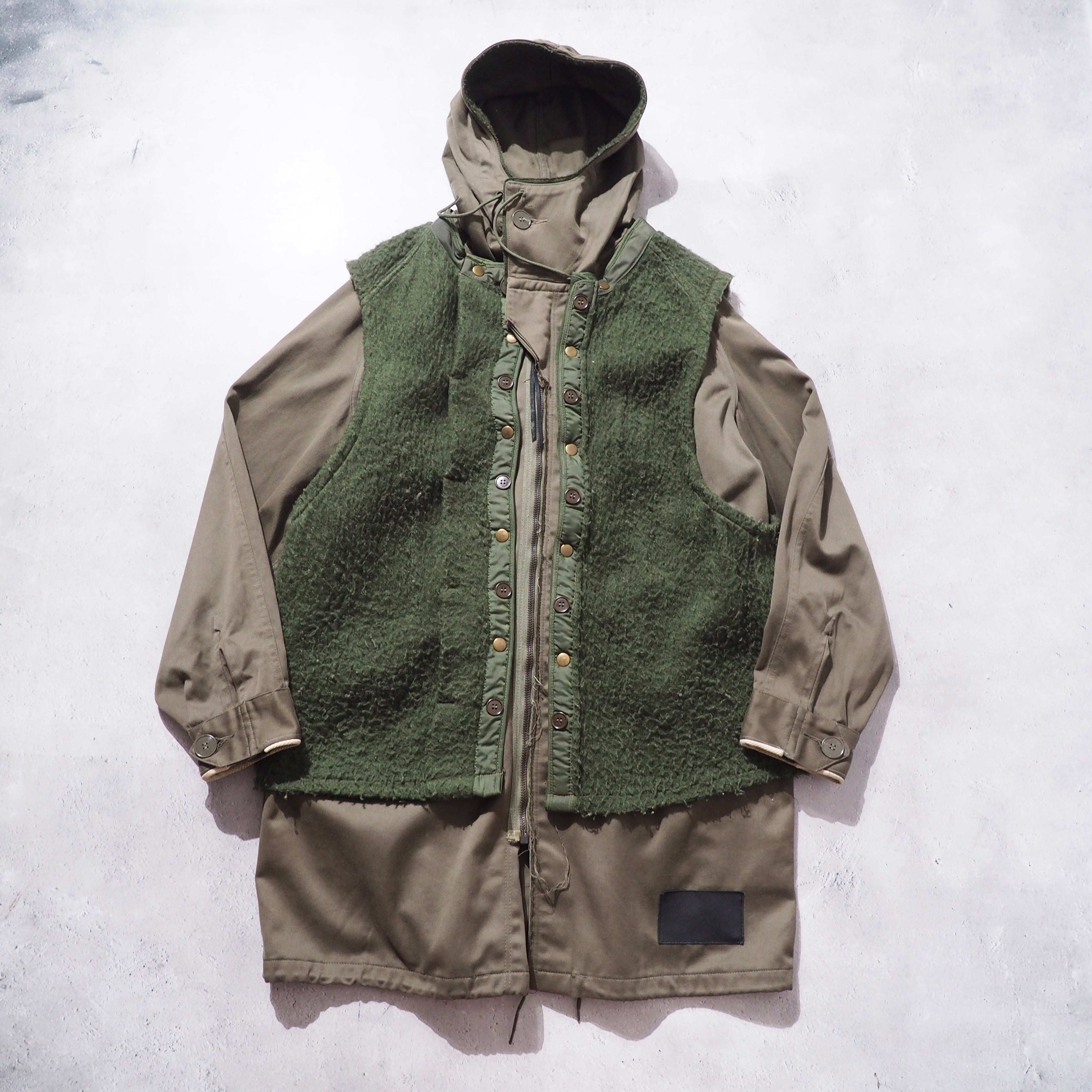 2010AW ” KLASICA - PANDA ” ” 背骨 ”French army Re:make Mod coat クラシカ 初期 フランス軍 リメイク モッズコート