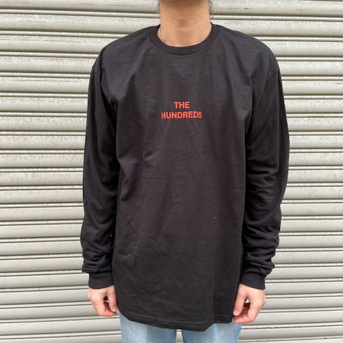 THEHUNDREDS ハンドレッツ 両面プリントロンT バックプリント 黒 L