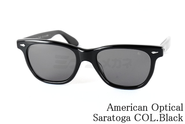 【稲葉浩志さん着用】American Optical サングラス Saratoga COL.Black ウェリントン アメリカンオプティカル サラトガ AO 正規品